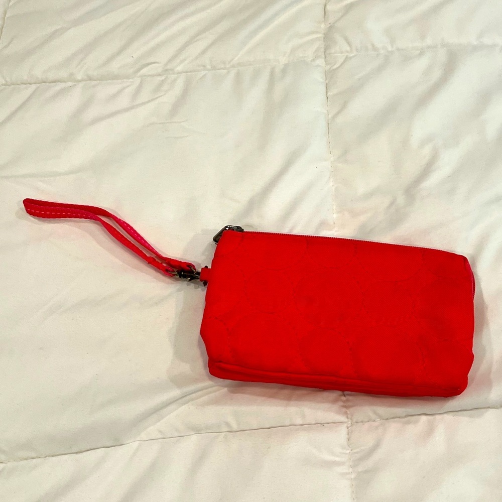 Women’s Red Wristlet Pouch